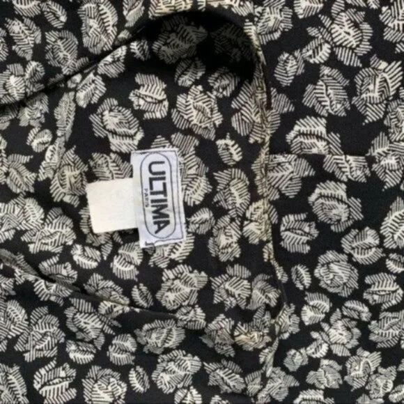 Vintage Paris luxury brand Ultima printed blazer Size M - Picture 8 of 10